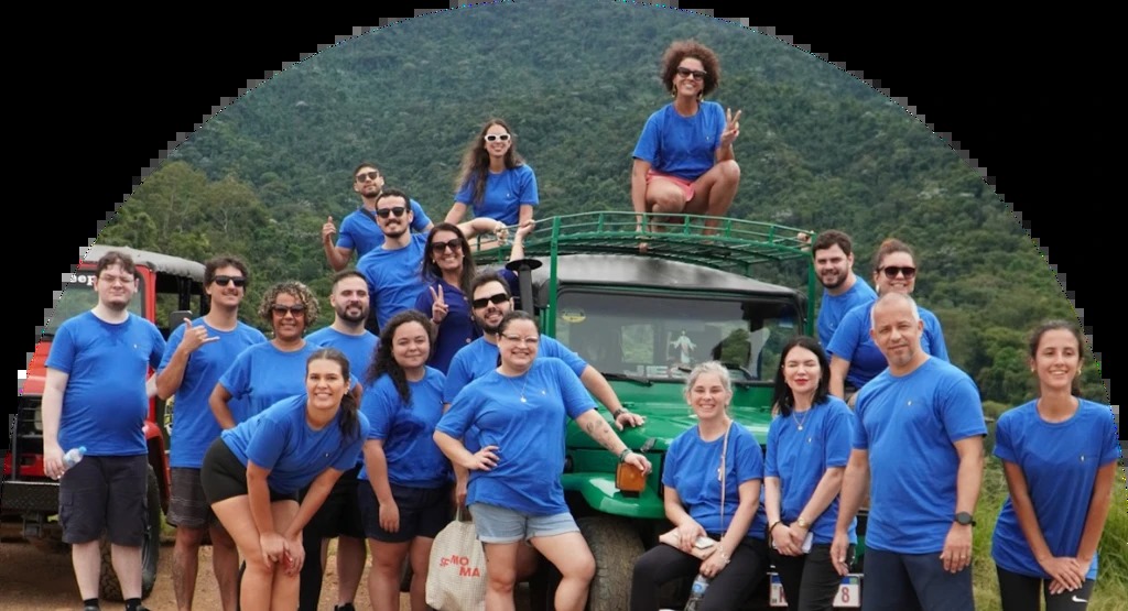 The Octus team together at an offsite